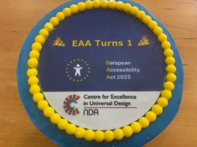 Cake for EAA first anniversary.