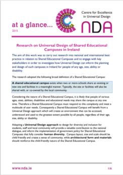 Research on Universal Design of Shared Educational Campuses Front Cover At a Glance