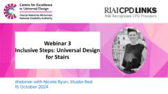 UD for Stairs Holding Slides Accessible